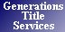 Current owner to full title searches and title reports, including 20, 40, and 60 year searches as well as two and three owner searches. Low prices and a 24-48 hour turnaround time. We also conduct document retrieval, bring-down and recording, as well as tax, lien, mortgage, and judgment searches. Protected by a $1,000,000.00 Errors and Omission Policy.                                                                                   Contact: Marsha Adams, A.S., B.S.     Phone: (903) 626-6404     Fax: (903) 626-5308