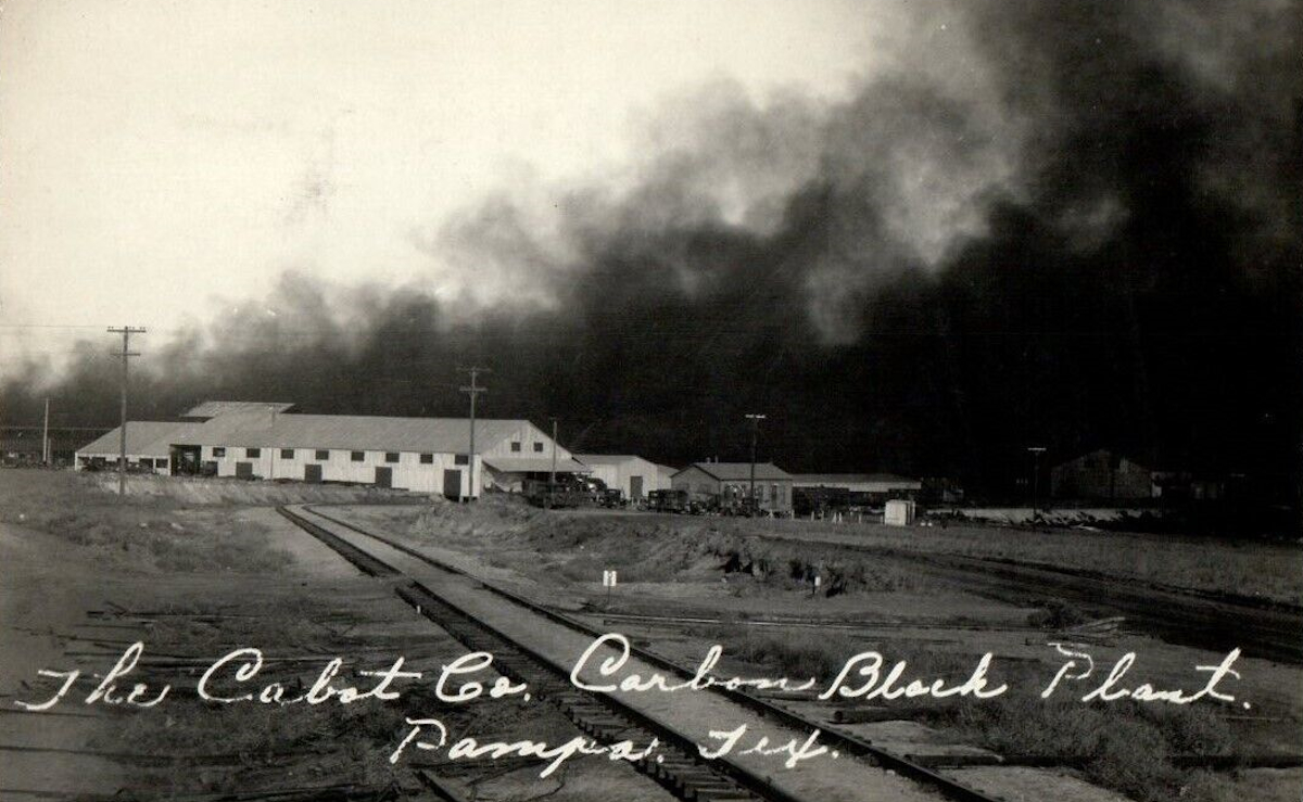 Cabot Company Carbon Black Plant in 1929