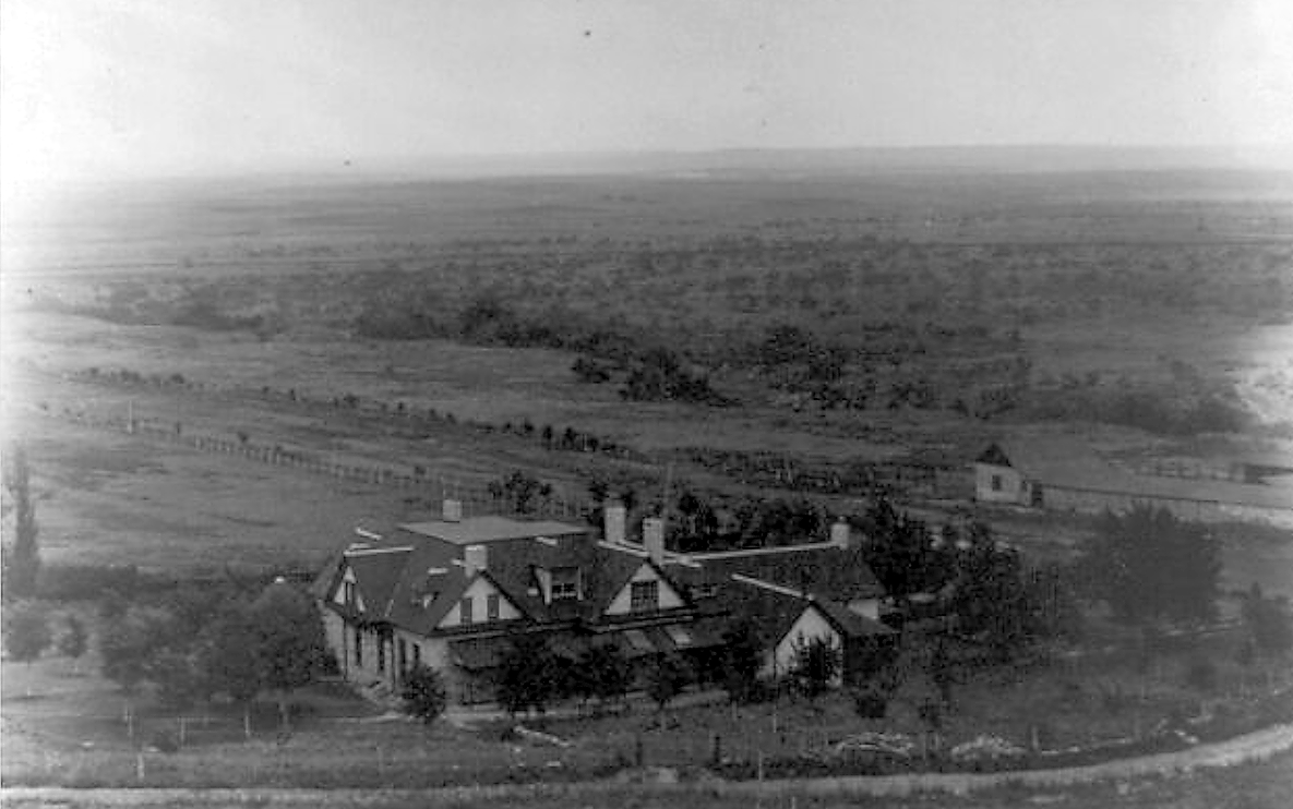 JA Ranch Headquarters in 1907